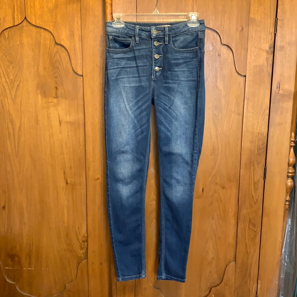 Guess jeggings sz 26 good condition button fly